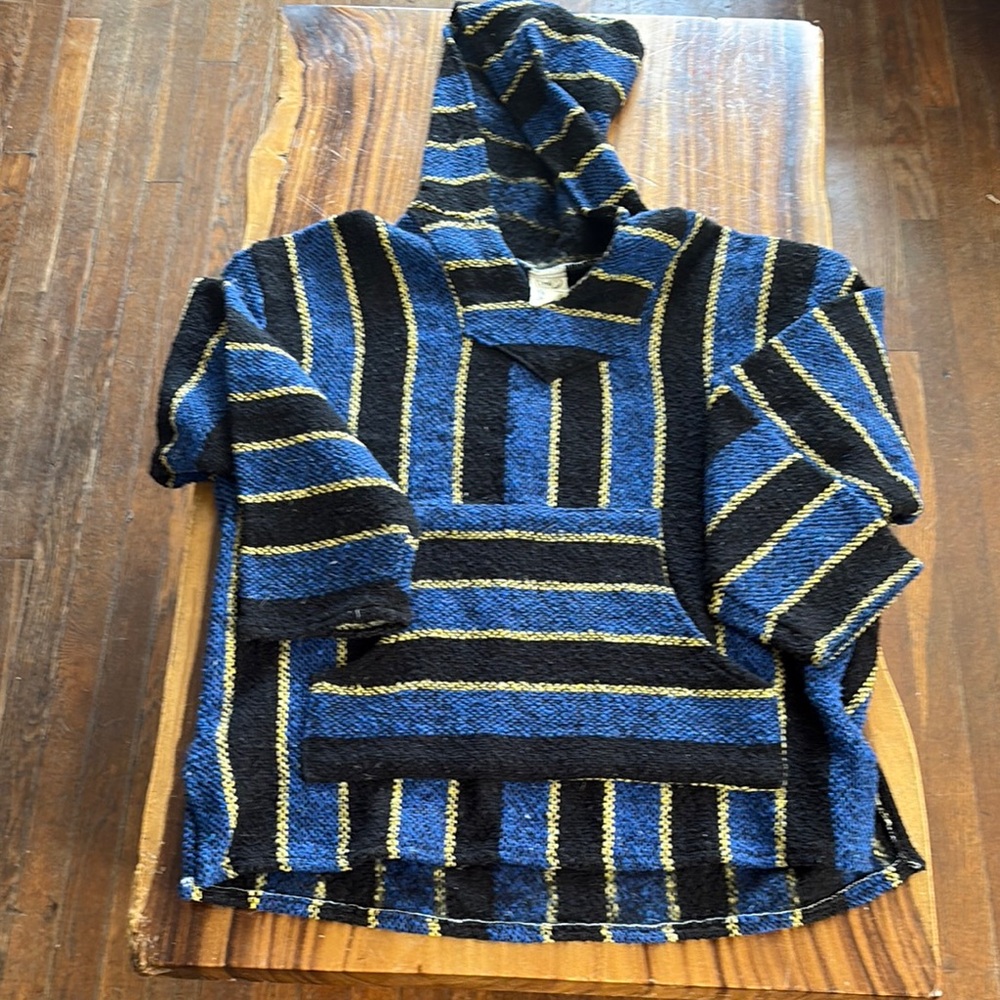 FRANK’S TEXTILES MEXICAN BLANKET style hoodie pullover